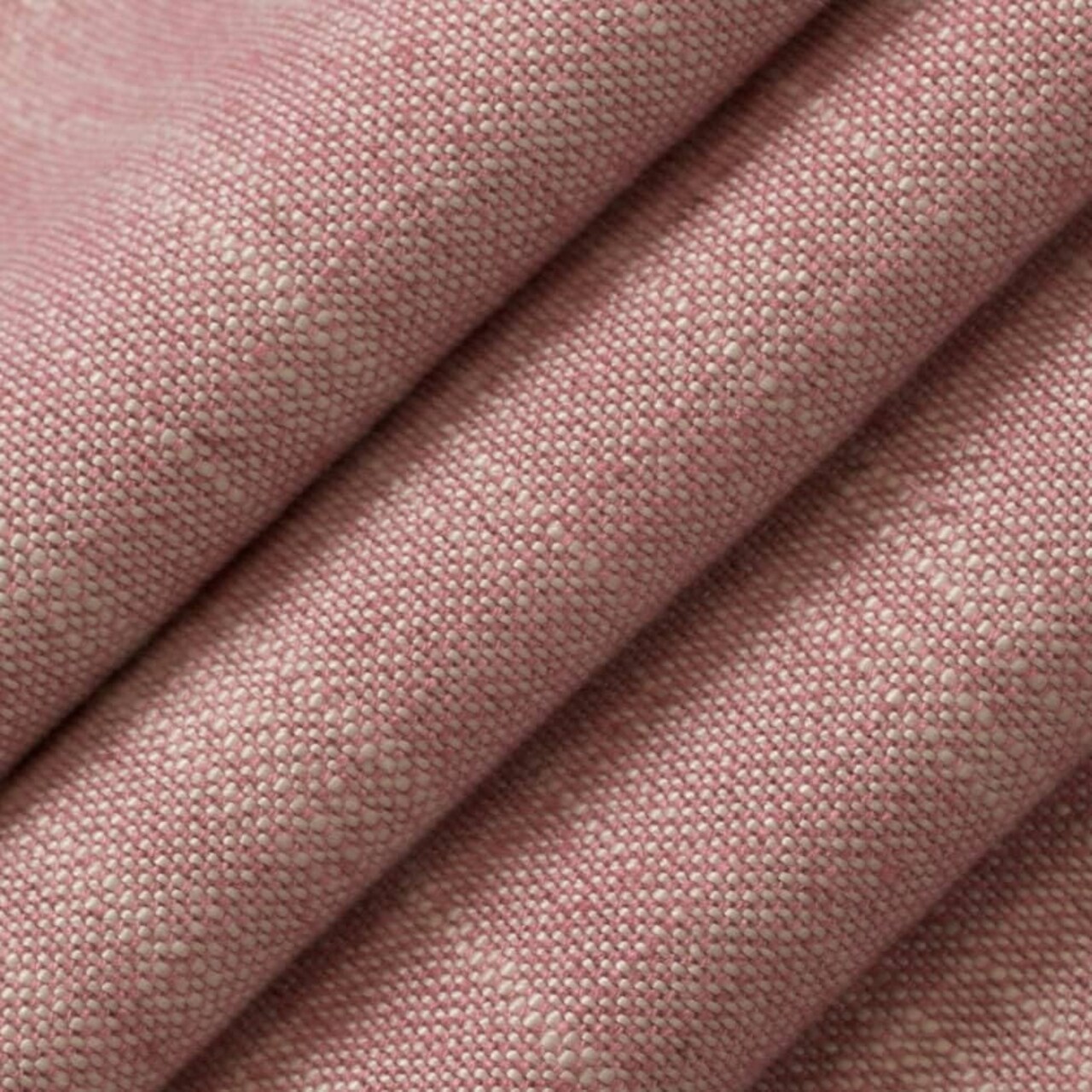 Pink OEKA-TEX Standard 100 Certified Plain Linen Blend Upholstery Fabric by The Yard - SKU: Ross Blossom